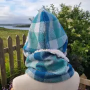 Two Sisters Tweeds Hooded Scarf Lambswool image 3