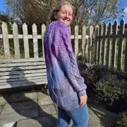 Hand-Dyed heritage wool jumper xl image 3