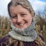 Hand Knitted undyed UistWool neckwarmer image 5