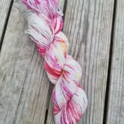 Hand-Dyed Yarn: 75% Merino, 25% Mulberry Silk, DK image 5