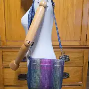 Two Sisters Lambswool Tweed shoulder bag Aurora image 5