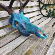 Tweed covered stag skull image 3