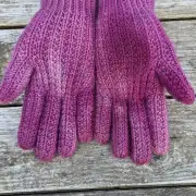 Hand dyed gloves - S image 2