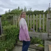 Hand dyed merino wool cardigan image 5