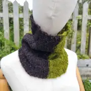Hand Knitted gotland & hebridean cowl/ headband image 5