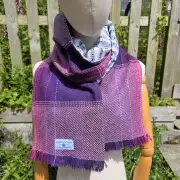Three Sisters Tweed Scarf - Aurora image 3