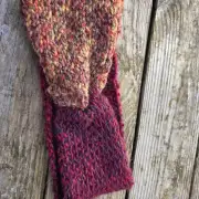 Hand Knitted camel and cashmere headband image 7