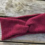 Hand Knitted cashmere and lambswool headband image 6