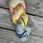 Hand-Dyed Yarn: 100% Merino, aran image 2
