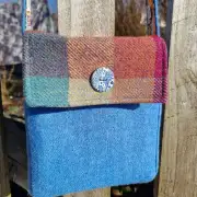 Harris tweed shoulder bag image 1
