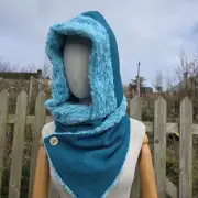Harris Tweed Hooded scarf image 7