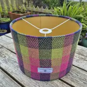 Two Sisters Tweed luxury lampshade 30cm ceiling - aurora image 1