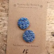 Three Sisters Tweed Buttons - 1 2 image 1