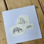 Original watercolour greetings cards image 1