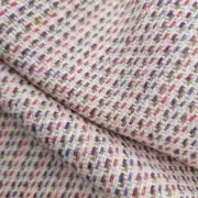 Two Sisters Tweed Fabric - sandy heather cream image 5