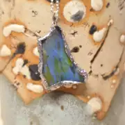 Sea Glass Necklace ultra rare colours image 4