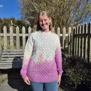 Hand dyed heritage wool jumper s image 6