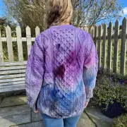 Hand-Dyed heritage wool jumper xl image 2