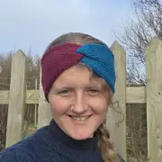 Hand Knitted cashmere & lambswool headband image 5