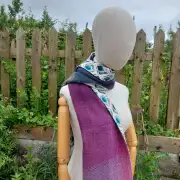 Three Sisters Tweed Scarf - Aurora - 1 image 2