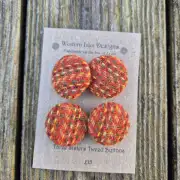 Three Sisters Tweed Buttons - 3 8 image 1
