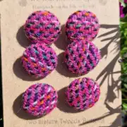 Two Sisters Tweed buttons image 1