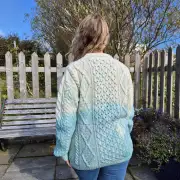 Hand dyed heritage wool jumper m image 2