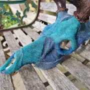 Tweed covered stag skull image 5