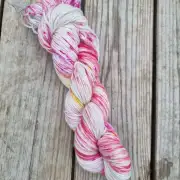 Hand-Dyed Yarn: 75% Merino, 25% Mulberry Silk, DK image 1
