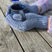 Hand dyed gloves - M image 4