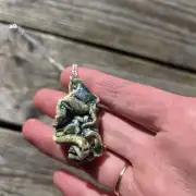 Ceramic Necklace seaweed tangle image 4