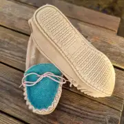 Suede and Tweed Slippers - luskentyre green image 2