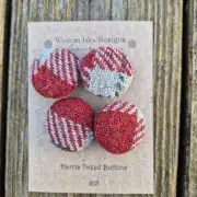 Harris Tweed buttons - 3 3 image 1