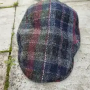 Harris Tweed cap hat 57cm image 6