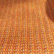 Three Sisters Tweed Fabric - autumn burnt orange image 1