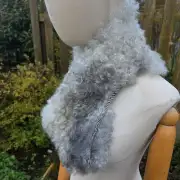Sheepskin and our gotland tweed wool collar image 10