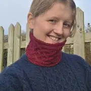 Hand Knitted cashmere & lambswool  headband/cowl image 4