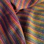 Two Sisters Tweed Throw Lambswool - rainbow! image 6