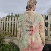 Hand dyed merino wool jumper L image 7