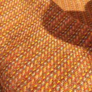 Three Sisters Tweed Fabric - autumn burnt orange image 3