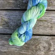 Hand-Dyed Yarn: 75% Merino, 25% silk, 4ply image 2