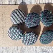 Three Sisters Tweed Buttons - 2 4 image 1