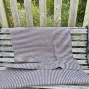 Three Sisters Tweed Fabric - Rainbow - turquoise image 3