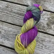 Hand-Dyed Yarn: 100% Merino, aran image 2