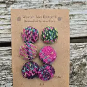 Three Sisters Tweed Buttons - 1 2 image 1