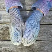 Hand dyed mittens - S image 4