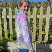 Hand dyed heritage wool jumper M image 4