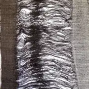 Textile Wall Art - 'tying-in' image 1