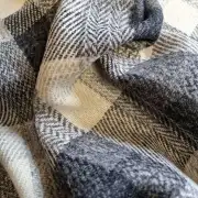 Two Sisters Tweed Fabric - winter check image 9