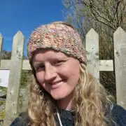 Hand Knitted merino headband image 2